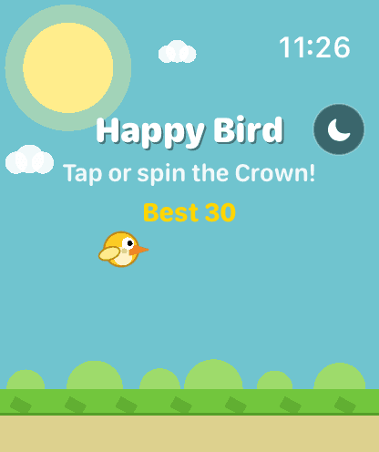 Happy Bird: WatchOS screenshot 1